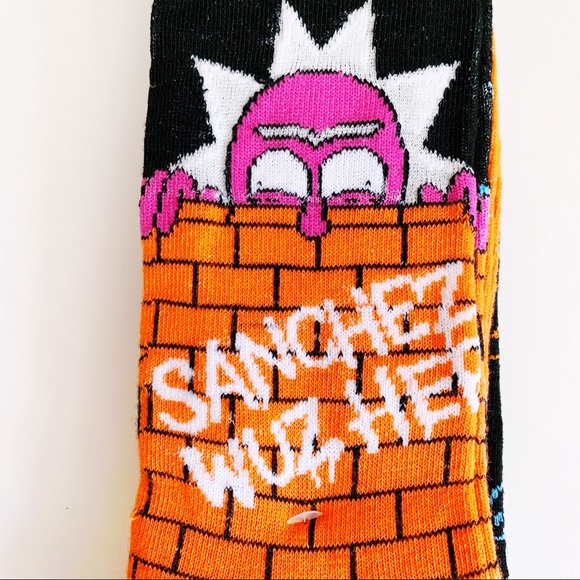 Rick and Morty Crew Socks - 2 Pairs - Adult Swim - Picture 3 of 6